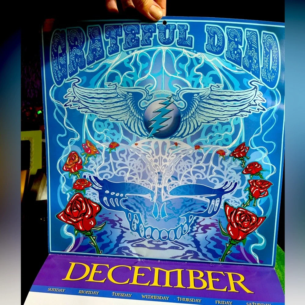 Grateful Dead 2018 Mike DuBois Art Calendar